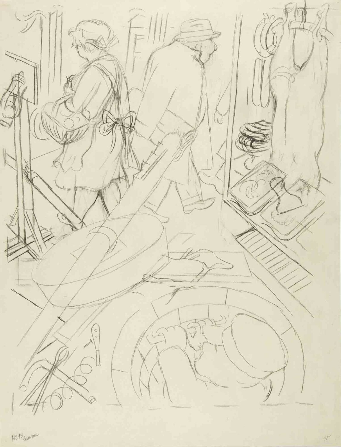 Strassenszene in Berli George Grosz