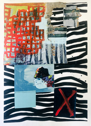 "X" Marks the Spot by Michela Sorrentino, 종이 for Sale on Singulart