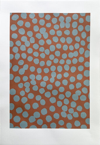 Warm Grey of Terracotta de Michela Sorrentino, Pintura a la venta en Singulart