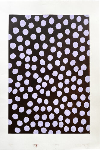 Lilac on Maroon von Michela Sorrentino, Malerei kaufen auf Singulart
