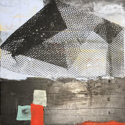 Urban Garden (Blue and Black) by Michela Sorrentino, 회화 for Sale on Singulart