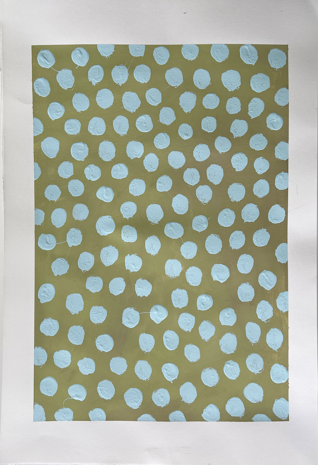 Cloud Blue on Khaki Michela Sorrentino