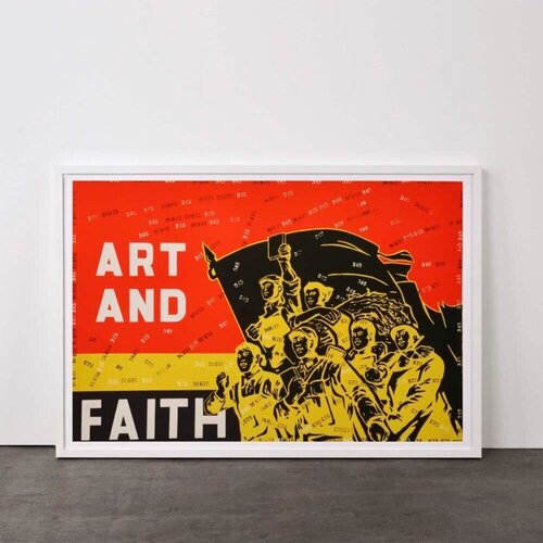 Alpha and Omega (from Rhythmical Dichotomy Portfolio) di Wang Guangyi 王广义, Stampa in vendita su Singulart