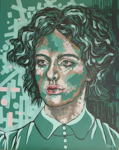 Angelface von Ilse Feiner, Malerei kaufen auf Singulart