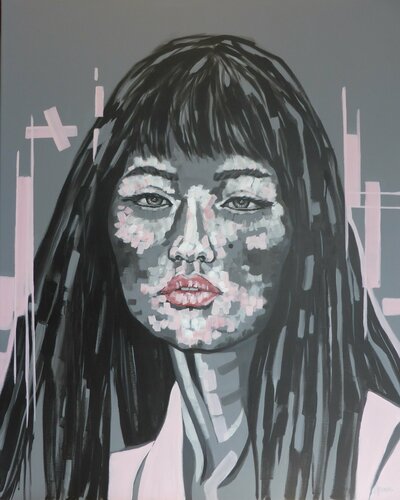 Young Chinese Girl di Ilse Feiner, Pittura in vendita su Singulart
