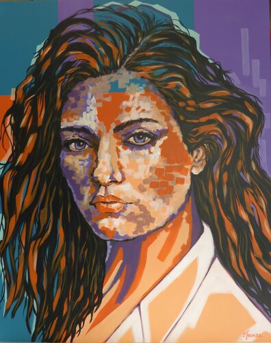 Glamorous Girl van Ilse Feiner, Schilderij te koop op Singulart