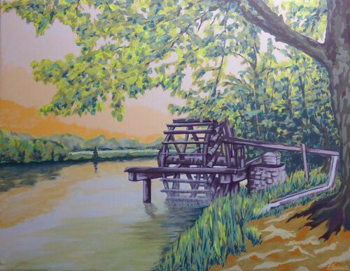 Altes Wasserrad Ilse Feiner