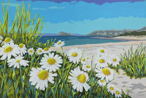Strandblumen di Ilse Feiner, Pittura in vendita su Singulart