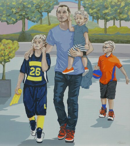 Mama hat frei van Ilse Feiner, Schilderij te koop op Singulart