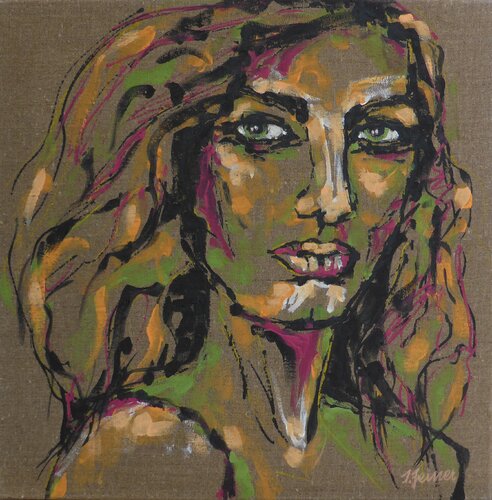 Girl with green eyes Ilse Feiner