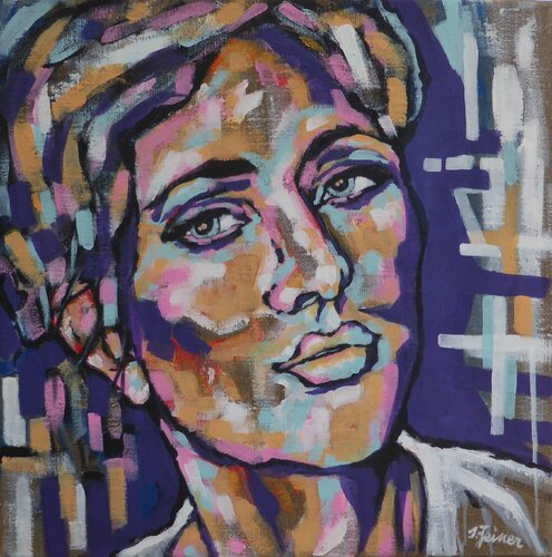 Blaue Augen de Ilse Feiner, Pintura a la venta en Singulart