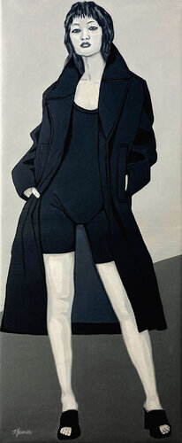 Bitte lächeln 5 van Ilse Feiner, Schilderij te koop op Singulart