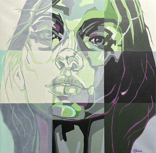 Der verschleierte Blick van Ilse Feiner, Schilderij te koop op Singulart