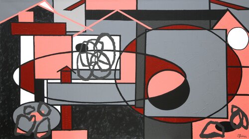 Urban II von Ilse Feiner, Malerei kaufen auf Singulart