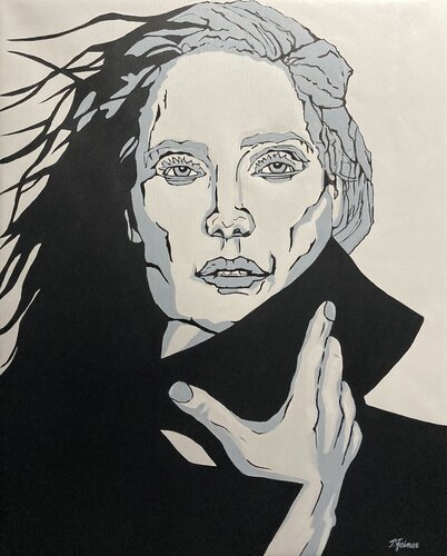 She is a Lady di Ilse Feiner, Pittura in vendita su Singulart