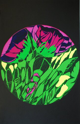 Rondo Vegetabile II von Ilse Feiner, Malerei kaufen auf Singulart