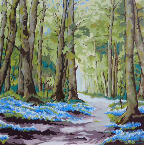 Blue Bells di Ilse Feiner, Pittura in vendita su Singulart