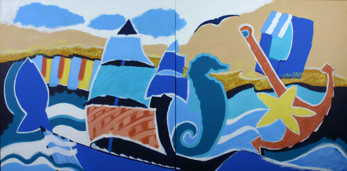 Wasser, Sand und Meer II Ilse Feiner