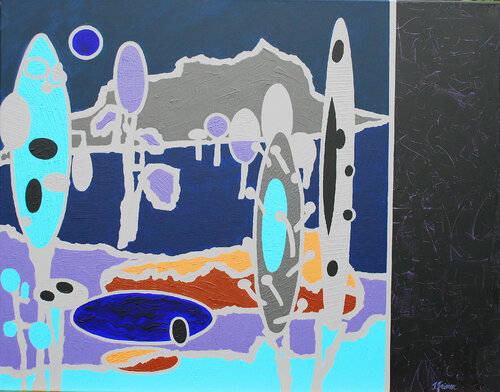 Ellipsoid 21 von Ilse Feiner, Malerei kaufen auf Singulart