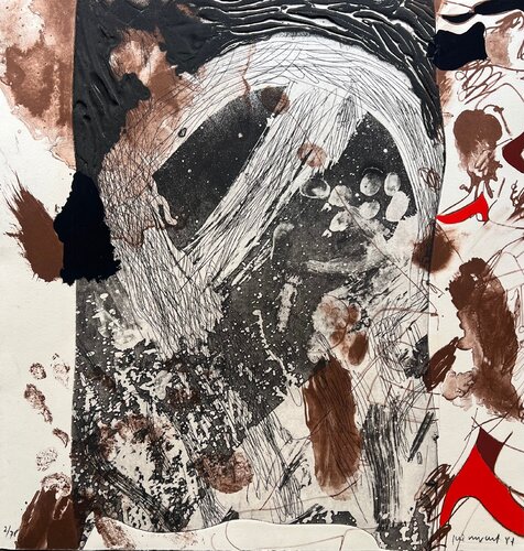 Los mulatos estiraban gomas ansiosos IV de Josep Guinovart, Impresión a la venta en Singulart