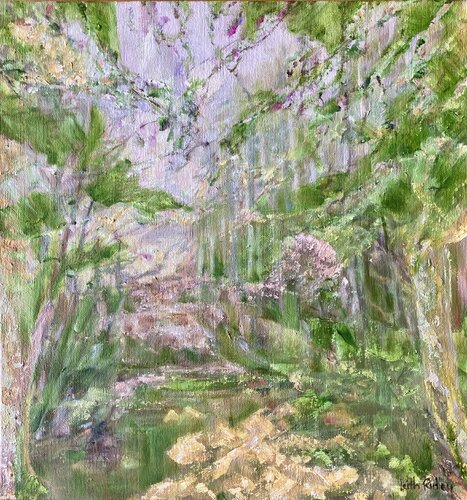 Mysterious Majestic Forest di Leith Ridley Combe, Pittura in vendita su Singulart
