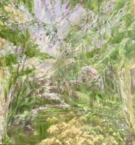 the  forest  flying by Leith Ridley Combe, Painting for Sale on Singulart