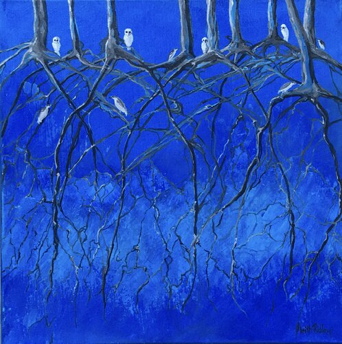 A night out di Leith Ridley Combe, Pittura in vendita su Singulart