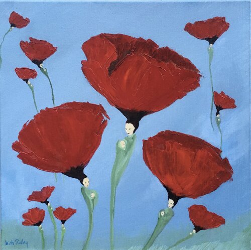 The Mothers 2 di Leith Ridley Combe, Pittura in vendita su Singulart