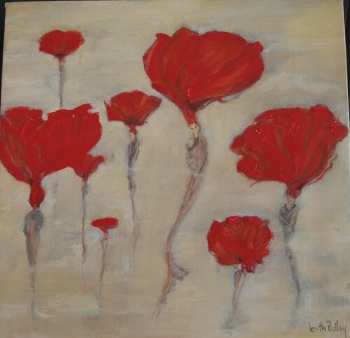 The mothers of hiroshima di Leith Ridley Combe, Pittura in vendita su Singulart