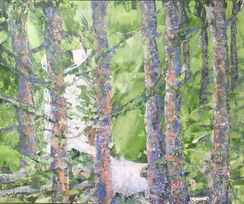Summer Falls di Leith Ridley Combe, Pittura in vendita su Singulart