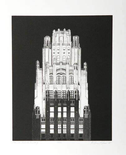 American Radiator Building by Richard Haas, Print for Sale on Singulart