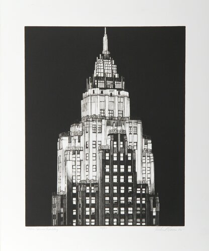 Cities Service Building by Richard Haas, 인쇄 for Sale on Singulart