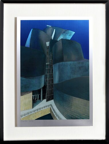 Guggenheim Bilbao von Richard Haas, Druck kaufen auf Singulart