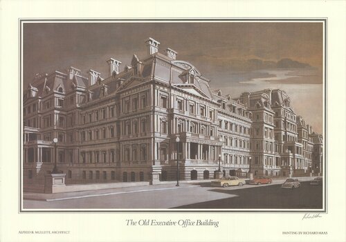 The Old Executive Office Building di Richard Haas, Stampa in vendita su Singulart