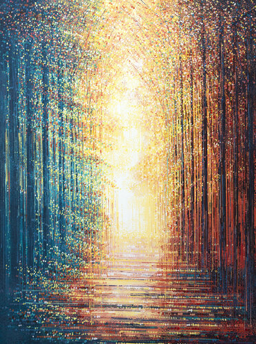 Forest In Autumn - Commissioned Piece van Marc Todd, Schilderij te koop op Singulart