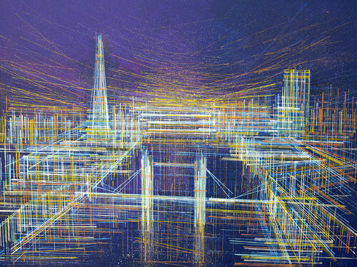 London Electric! van Marc Todd, Schilderij te koop op Singulart