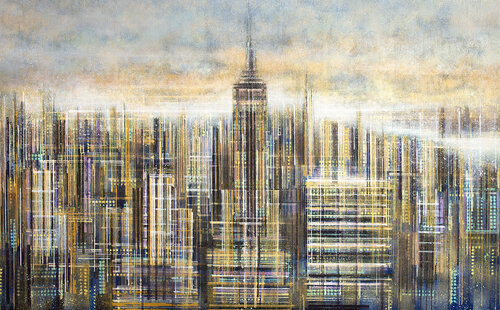 New York At Dusk van Marc Todd, Schilderij te koop op Singulart