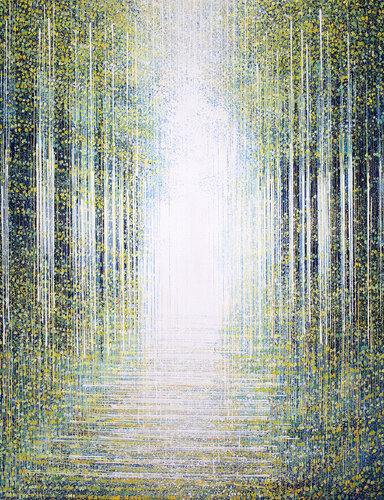 White Light Through Trees di Marc Todd, Pittura in vendita su Singulart