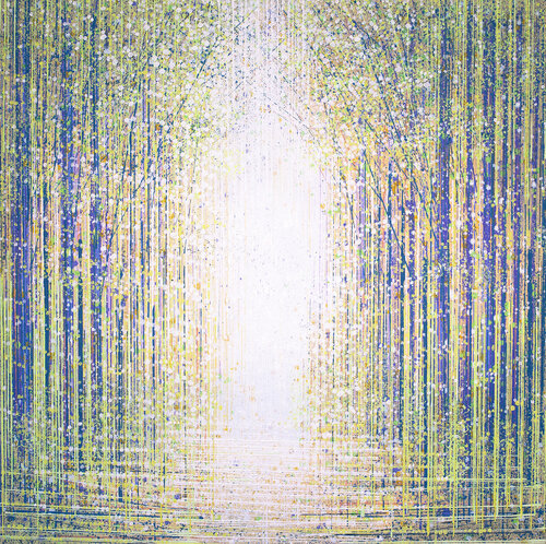 Sparkling Light In The Forest di Marc Todd, Pittura in vendita su Singulart
