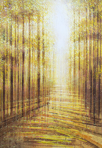Autumn Tress In Golden Light di Marc Todd, Pittura in vendita su Singulart