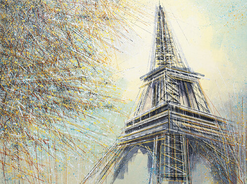 Paris In Autumn di Marc Todd, Pittura in vendita su Singulart