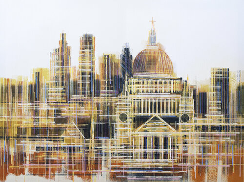 London Skyline Composition #2 van Marc Todd, Schilderij te koop op Singulart