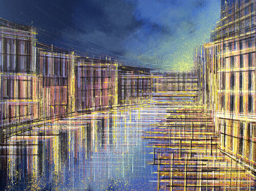 Venice As Night Falls van Marc Todd, Schilderij te koop op Singulart