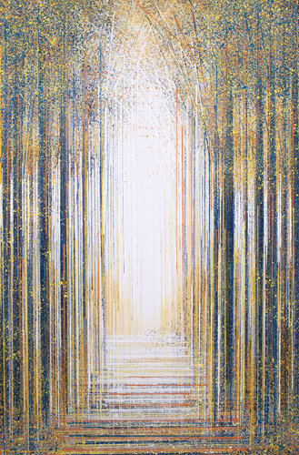 Tall Trees At Dusk di Marc Todd, Pittura in vendita su Singulart