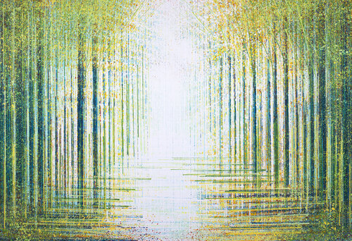 Spring Trees Composition #3 di Marc Todd, Pittura in vendita su Singulart