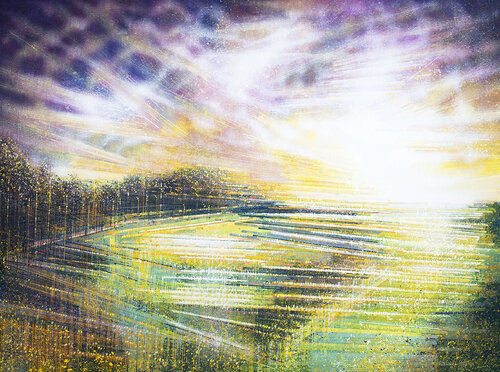 Meadow Under A Summer Sunset Marc Todd