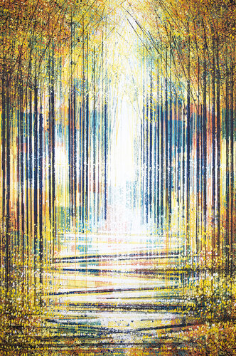 Autumn Forest In Evening Light van Marc Todd, Schilderij te koop op Singulart