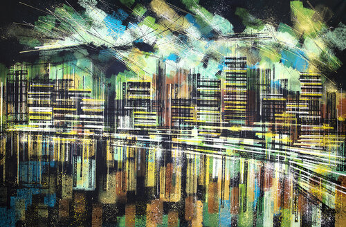 New York City Symphony van Marc Todd, Schilderij te koop op Singulart