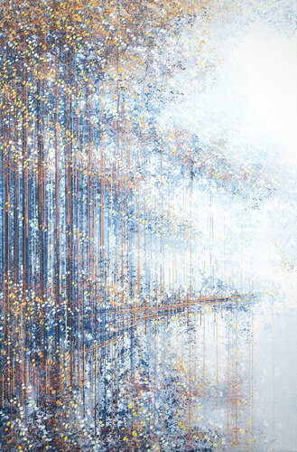 Tree Blossom In Early Morning Light van Marc Todd, Schilderij te koop op Singulart