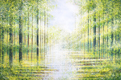 Summer Trees In Bright Light by Marc Todd, Painting for Sale on Singulart
